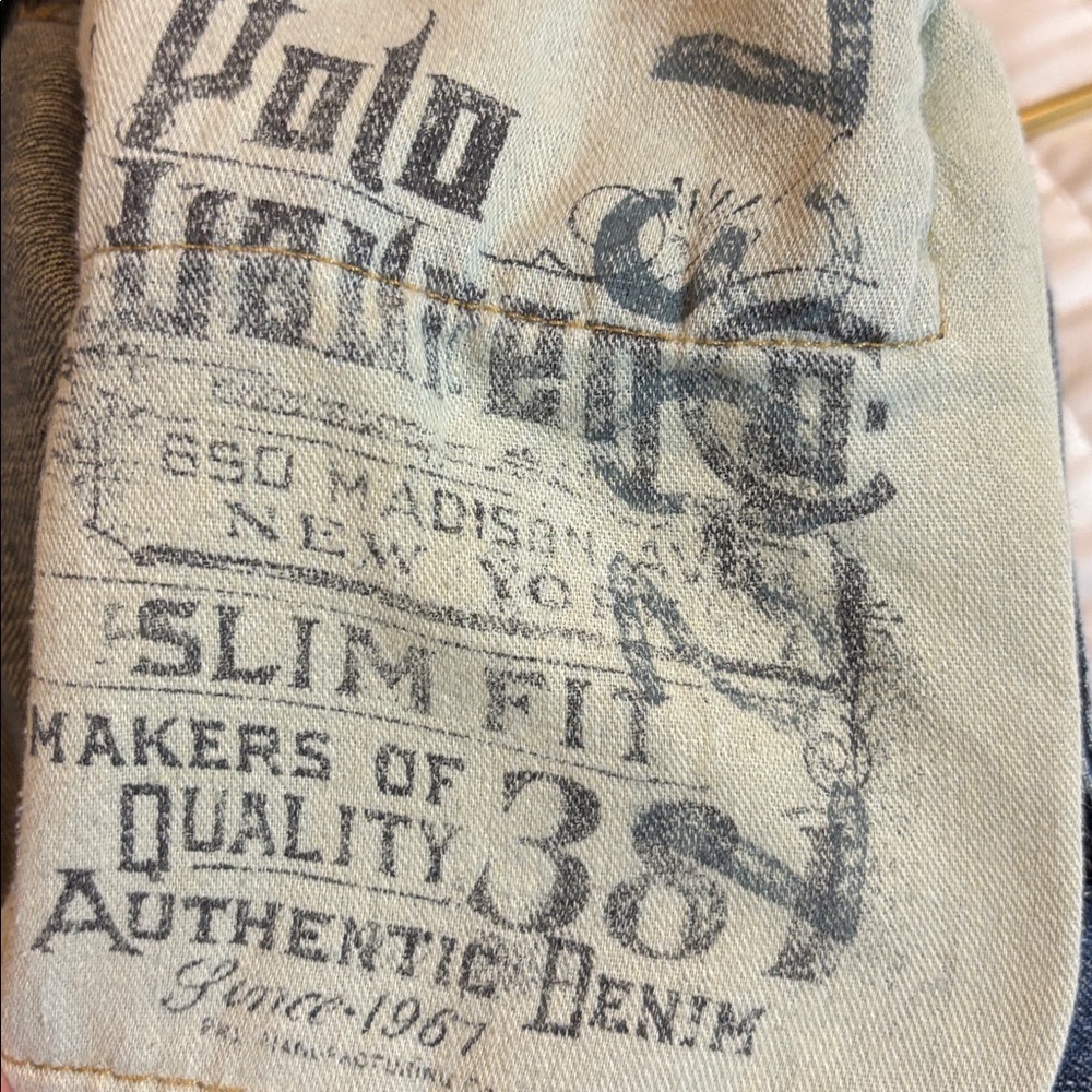 Polo Ralph Lauren | denim blue jeans slim fit 33X30 33 X 30 - Picture 5 of 5